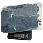 American Eagle  Shorts Womens 4 Blue Denim Mom Short High Rise Frayed Hem Stretch Photo 14