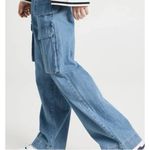 frame denim High Rise Straight Leg Utility Jeans in Acapella Wash Size 27 Photo 3