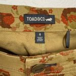 Toad & Co. Earthworks Camp Shorts Organic Cotton Floral Size 4 Photo 2