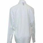 H&M White Embroidered Button Up Shirt Photo 3