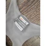 Nike Steel Silver Gray Unpadded Racerback Sports Bra Support Gym Large Photo 1