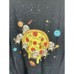 Port & Co Planet Pizza Tshirt size medium Black Photo 1