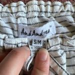 And Andrea 100% Cotton Striped Fishermans Pants Photo 4