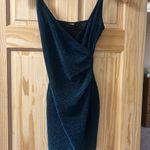 Elegant Teal Blue Glitter Dress size XS Photo 5