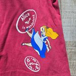 Disney Alice In Wonderland Vintage Y2K Pink Graphic Sleep Lounge Shorts Photo 1