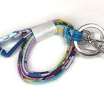 Vera Bradley Zip ID Case and Lanyard Marian Floral, Blue Photo 4