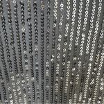 Anna Grace Lizard Thicket Black Sequin Ruffled Strapless Mini Dress Size Medium Photo 10