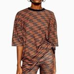 Topshop / We Own The Night Monogram Cycling Shorts NWT Photo 1