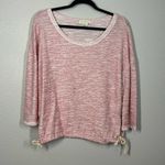 Anthropologie Stark X Textured Knit Drawstring Hem Top Size Med Photo 1