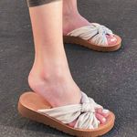 Soda Shoes Off White knot Sandal Photo 0