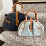 Christian Dior Dior Vintage Denim Saddle Bowler Bag, light wash, small size Photo 8