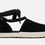 Sorel NWOT Ona Streetworks Espadrille Flat Suede Open Toe Ankle Tie Sandal Photo 2