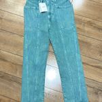 Isabel Marant ÉTOILE Tucson Cropped Straight-Leg in Celadon Photo 5
