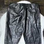 LC Lauren Conrad  Black Faux Leather Skinny Pants Photo 4