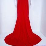 Eloquii NEW red maxi formal dress with trail, women's size 14 Photo 13