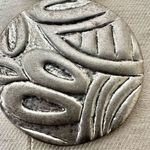 Chico's Chico’s silver tone disc on cord choker necklace Photo 1