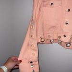 For Love & Lemons Creme Puff Jacket size large - pink barbicore Photo 5