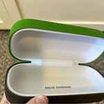 Kate Spade Eyeglasses Hard Case Hello Sunshine Green Black Photo 9