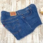 Levi's Levi’s 501 Vertical Stripes Cutoff Denim Shorts 31 Photo 4