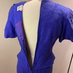 Julian Taylor  New York Vintage Blue Dress Skirt Set Size 10 Photo 11