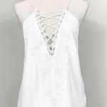 WAYF Posie Lace Trim Camisole Photo 1