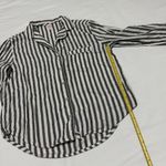 Victoria's Secret Victoria’s Secret Long Sleeve Grey White Stripe PJ Pajama Top Sz XS Extra Small Photo 4