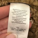 Donna Karan New York Faux-Fur-Trimmed Vegan-Leather Tie-Waist Coat Photo 5