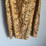 Reformation  Vivette Snakeskin Mini Dress Medium Photo 7