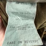 I.V.Y Pants Women L Oregano Drawstring Bohemian Straight Leg Trousers Lagen NWT Green Size L Photo 8