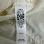 frame denim Frame Women’s Ivory Cream Denim Sleeveless Frayed Mini Dress Size XS Photo 3