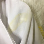 Milly Womens Size 4 Silk One Shoulder Yellow Grey Polka Dot Circle Pattern Dress Photo 2