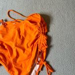 None Swimwear Womens M Orange Cut Out Spaghetti Strap One Piece Swimsuit NEW Photo 3