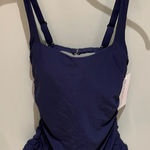 Athleta  navy square neck bra cop tankini NWT Photo 0