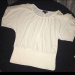 A Byer A. Byer White Shirt with Lace Shoulder Det… Photo 0