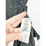Vince Pleated Tie Sleeveless Slate Blue Gray Midi Dress Size Medium Photo 5