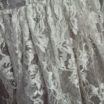 Jessica McClintock  White Lace dress Cocktail Bridal Shower Wedding Prom Size 4 Photo 6