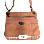 BOC Born Concepts Pinkish Orangish Faux Leather Crossbody Purse Orange Photo 13