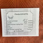 A New Day Burnt Orange Cropped Knit V-Neck Sleeveless Womens’ Tank Top L # 1507 Photo 7