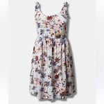 Torrid  Palm Tree Mini Dress‎ Size XS 1X Photo 2