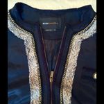 BCBGMAXAZRIA  Jacket With Gold‎ Chain Trim Photo 5