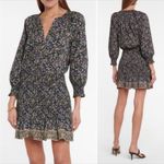 Veronica Beard  Karlina Paisley Cotton Smocked Mini Dress Size 4 NWT Photo 2