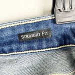 Judy Blue  Blue Denim Straight Fit Ripped Distressed High Rise Jeans, Size 28 Photo 12