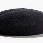 H&M  One Size Women's Charcoal Wool Stretch Fitted Beret Hat Photo 5