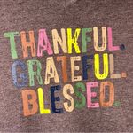 Jane Marie Thankful Shirt Women’s Small Brown Photo 2