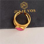 NWOT Julie Vos Gemstone Statement Ring Gold Size 7 Photo 4
