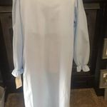 Fundamentals Housecoat Nightgown Vintage NWT Blue Lace Trim Size Large Sears Photo 5