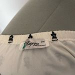 Lapogee Cottage Core Maxi Dress 2X Cream Microfloral Smocked Romantic Boho Folk Black Photo 9