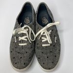 Vans  woven sneakers gray with black polka dots‎ unisex sizing Photo 2