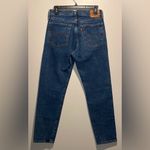 Levi's Premium- Wedgie Jeans High Rise Dark Wash Button Fly Tapered Leg- Size 27 Photo 2
