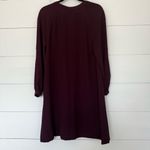 H&M  Women’s Small Maroon Longsleeve Dress New Photo 3